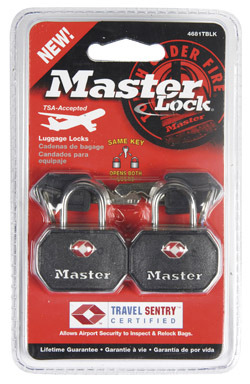 Luggage Lock Tsa 2pk Blk