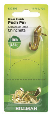 Push Pin Brass 10lb Cd5