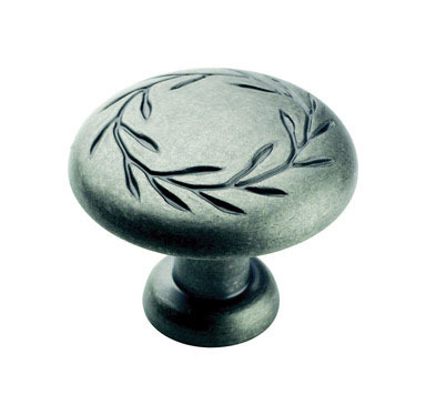 KNOB LEAF WEATHERED NCKL