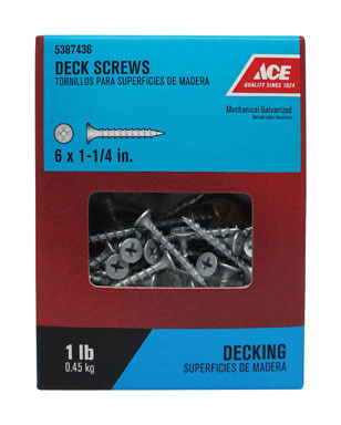 SCREW PH CS 6X1-1/4GAL1#