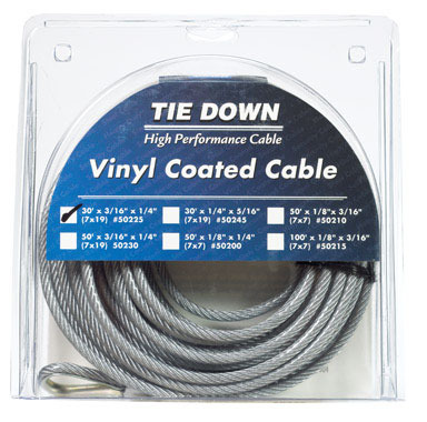 PRECUT CABLE30'3/16-1/4