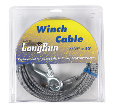 WINCH CABLE 50' 7/32"