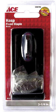 Hasp Fix Stapl 3.25"blk