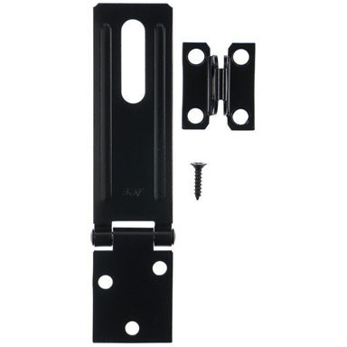 Hasp Fix Staple 4.5"blk