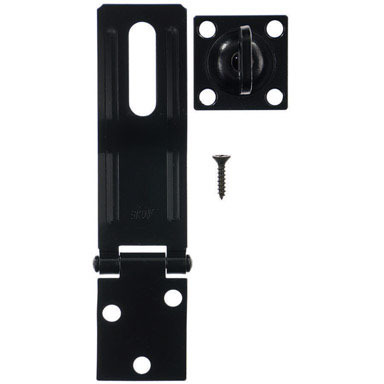 Hasp Swivel Stapl 4.5blk