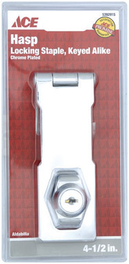 Hasp Lock Staple 4.5 Chr