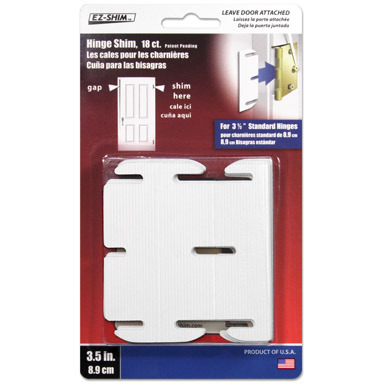 EZ HINGE SHIM 3.5" WHT