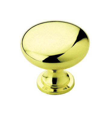 Knob 1-1/4" Pol Brass