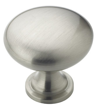 KNOB 1-1/4" STN NKL