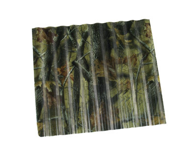 PVC ROOF PANEL CORR 26"X8' CAMO