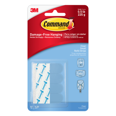 STRIPS REFIL SML CLR12PK