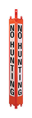 SIGN NO HUNTING 24"