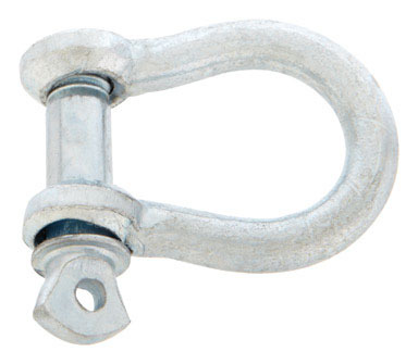 SHACKLE SCR PIN 1/4"ZINC