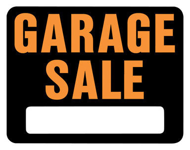 Sign Garage Sale 15x19"