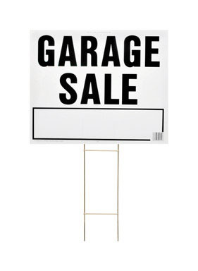 Sign Garage Sale 19x24"