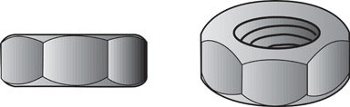 GALV HX NUTS USS 1/2-13