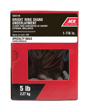 ACE UNDRLY NAIL1-7/8" 5#