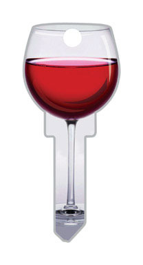 KEYBLANK KW1/11 RED WINE