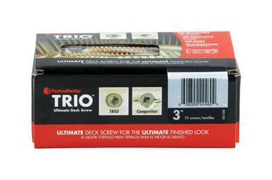 Trio Screw 3" Tan 75pc