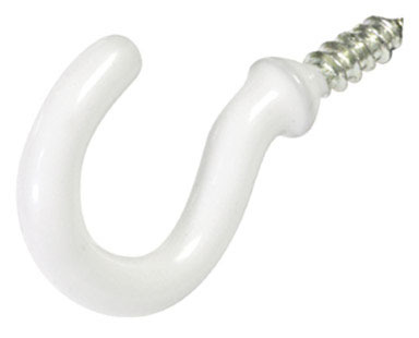 HOOK CUP 7/8"P WHT CD6