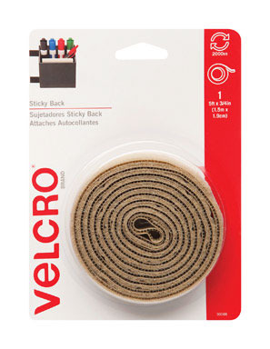 VELCRO TAPE STKY BGE5'RL