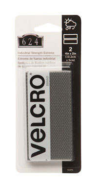 EXTREME VELCRO 2"X4" GRY