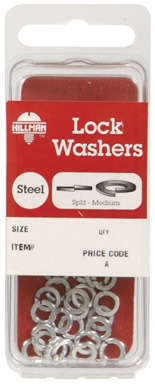 WASHER SPLITLOCK1/4"20PK