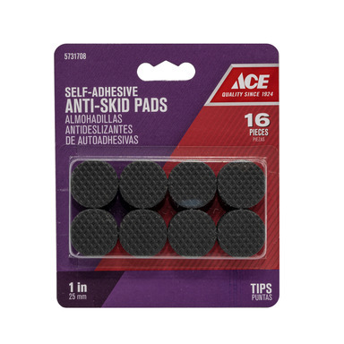 Pad Anti-skid 1"rnd 16pc