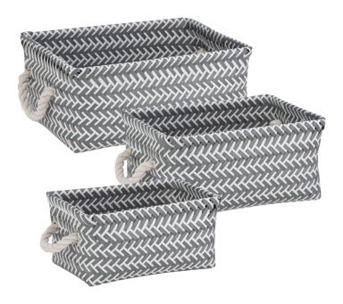 Basket Zigzag Dkgr/wt3pk