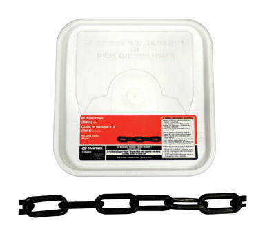 PLASTIC CHAIN #8 BLK