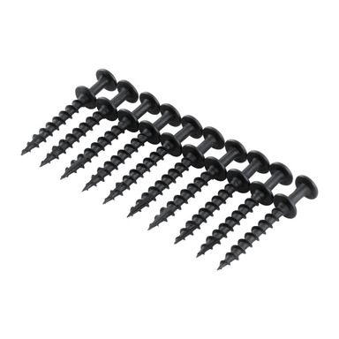 Hanger Dbl Head Blk 10pk