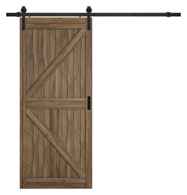 BARN DOOR GUNSTOCK OAK