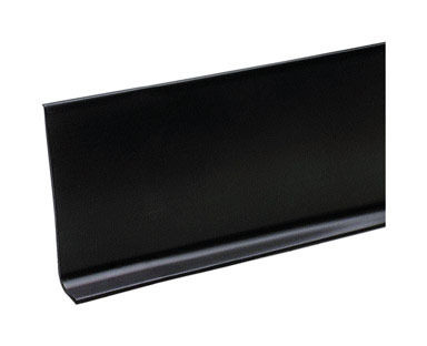 VINYL WALL BASE4"X4' BLK