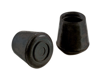 Tip Leg Rbbr Blk 1/2"