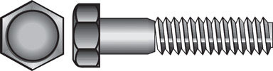 BOLT 5/16-18HEX1-1/2" SS