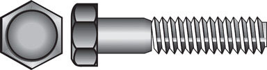 BOLT 5/16-18HEX2-1/2" SS