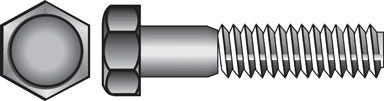 BOLT 3/8HEX1-1/4" SS