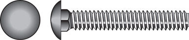 BOLT CARR 1/2X2-1/2" SS