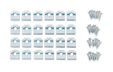 WOOD SHELF CLIPS 48PC