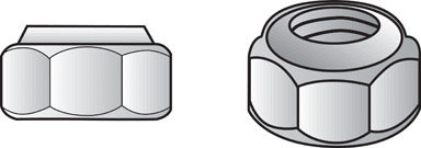 NUT LOCK SS 1/4" BX50