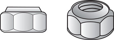 NUT LOCK SS #10-24 BX100