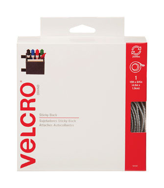 VELCRO TAPE 3/4X15'WHITE