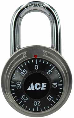 Padlock Combo 1-7/8" Ss