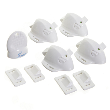 Adhesive Mag Lock 4pk Wt