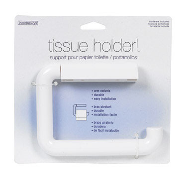 Holder T-paper Abs Wht