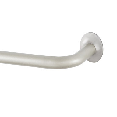 Curtain Rod Silver 86"