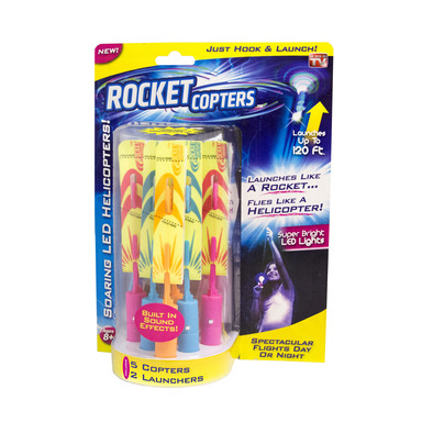 LED ROCKET COPTERS 5PC