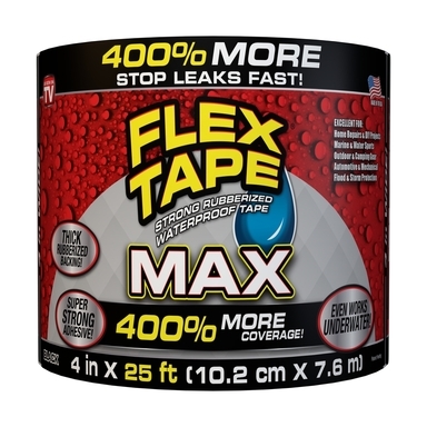 FLEX TAPE BLK 4"X25'