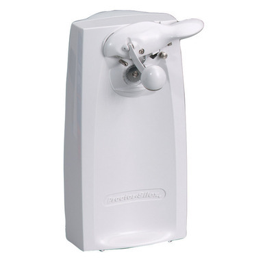 Elec Can Opener Ss White