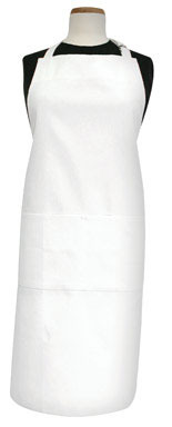 APRON COOKS 34X34"WHITE